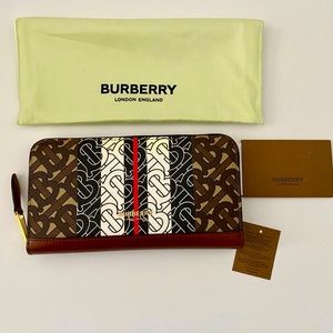 Burberry Monogram Stripe TB Wallet